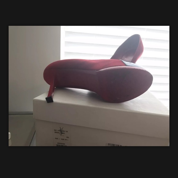 Authentic Yves Saint Laurent heels, sole added - Picture 2 of 4